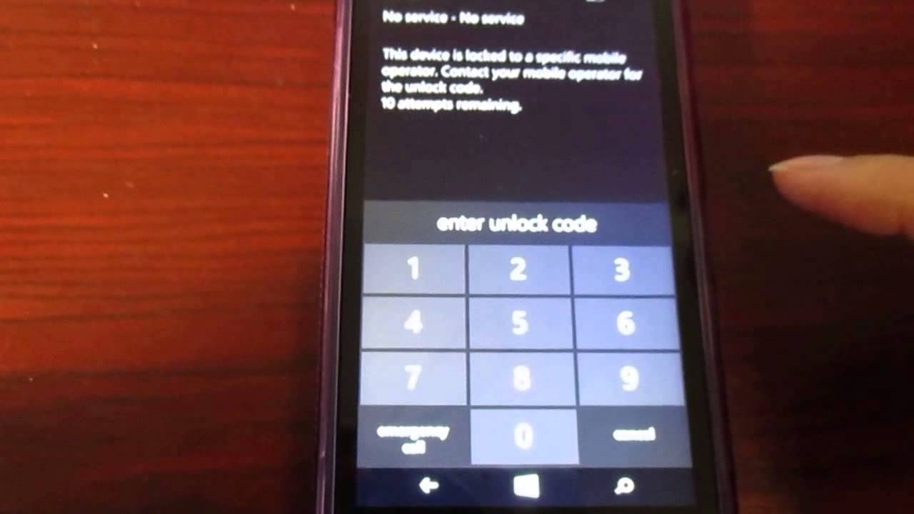 Unlock code nokia lumia 640